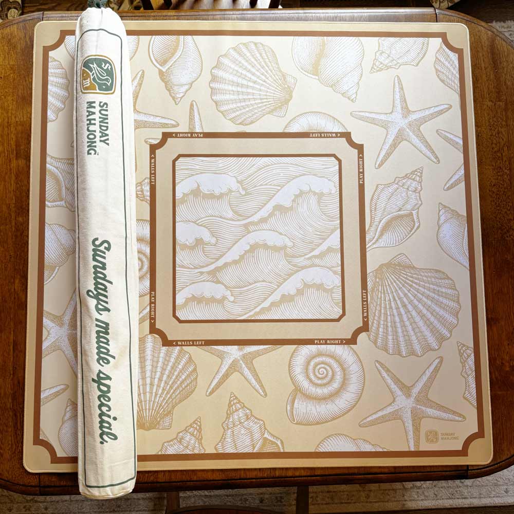 Coastal Grandma Premium Mahjong Mat
