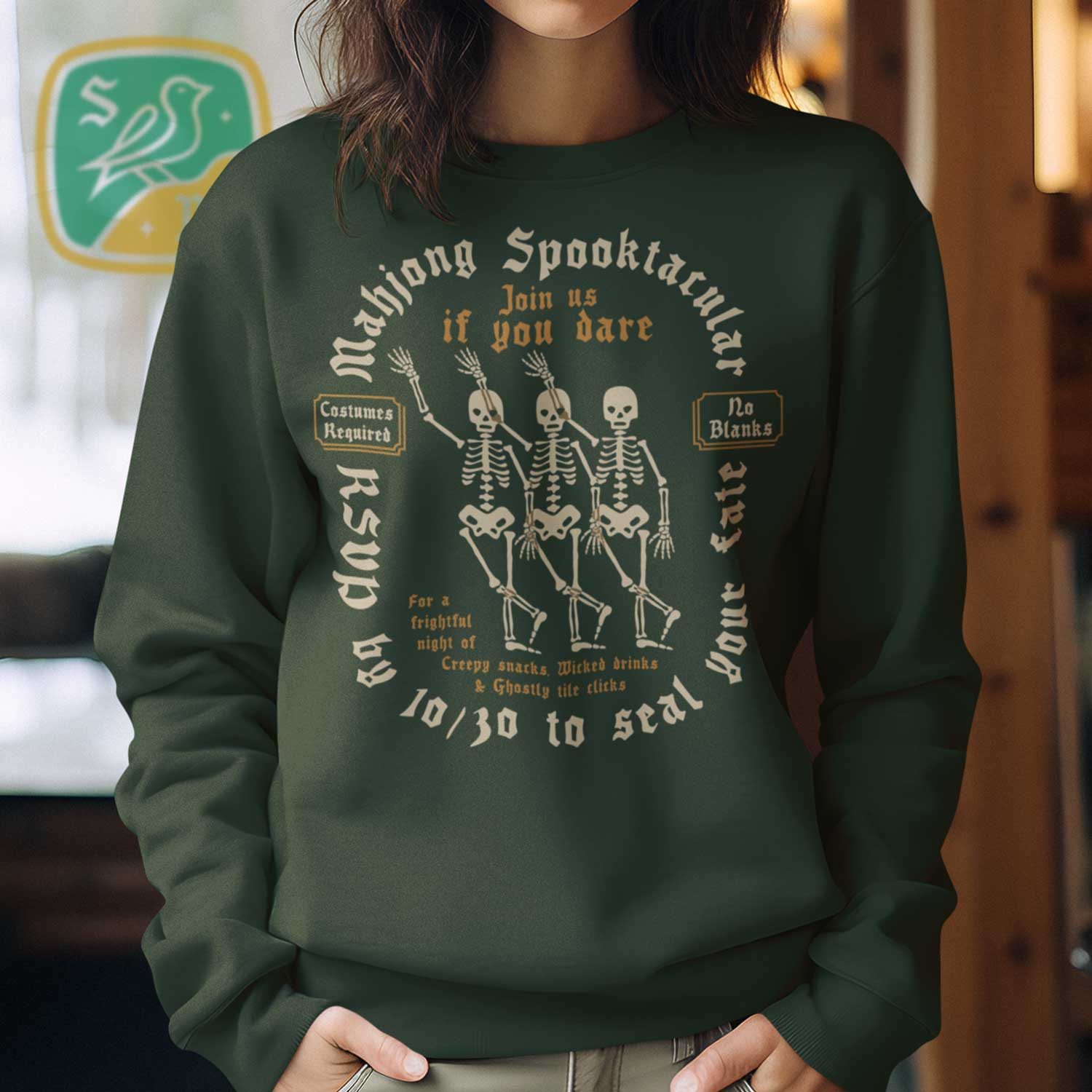 Mahjong Spooktacular Halloween Classic Sweatshirt