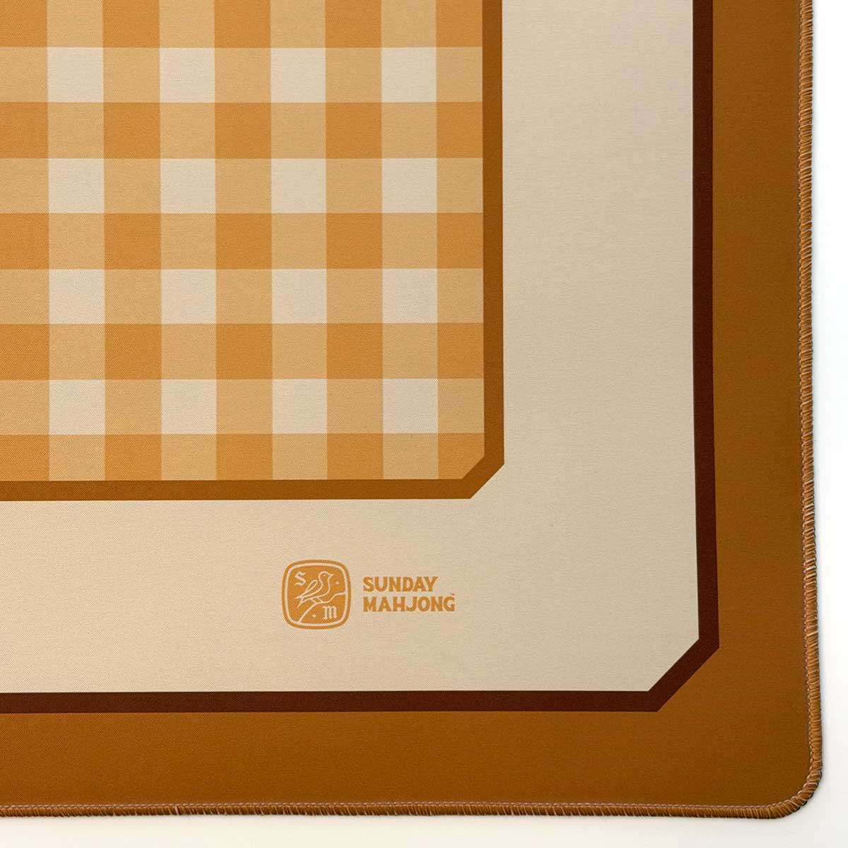 Golden Gingham Premium Mahjong Mat (Pre-order)