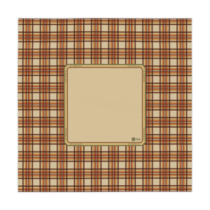 Autumn Plaid Mahjong Tablecloth