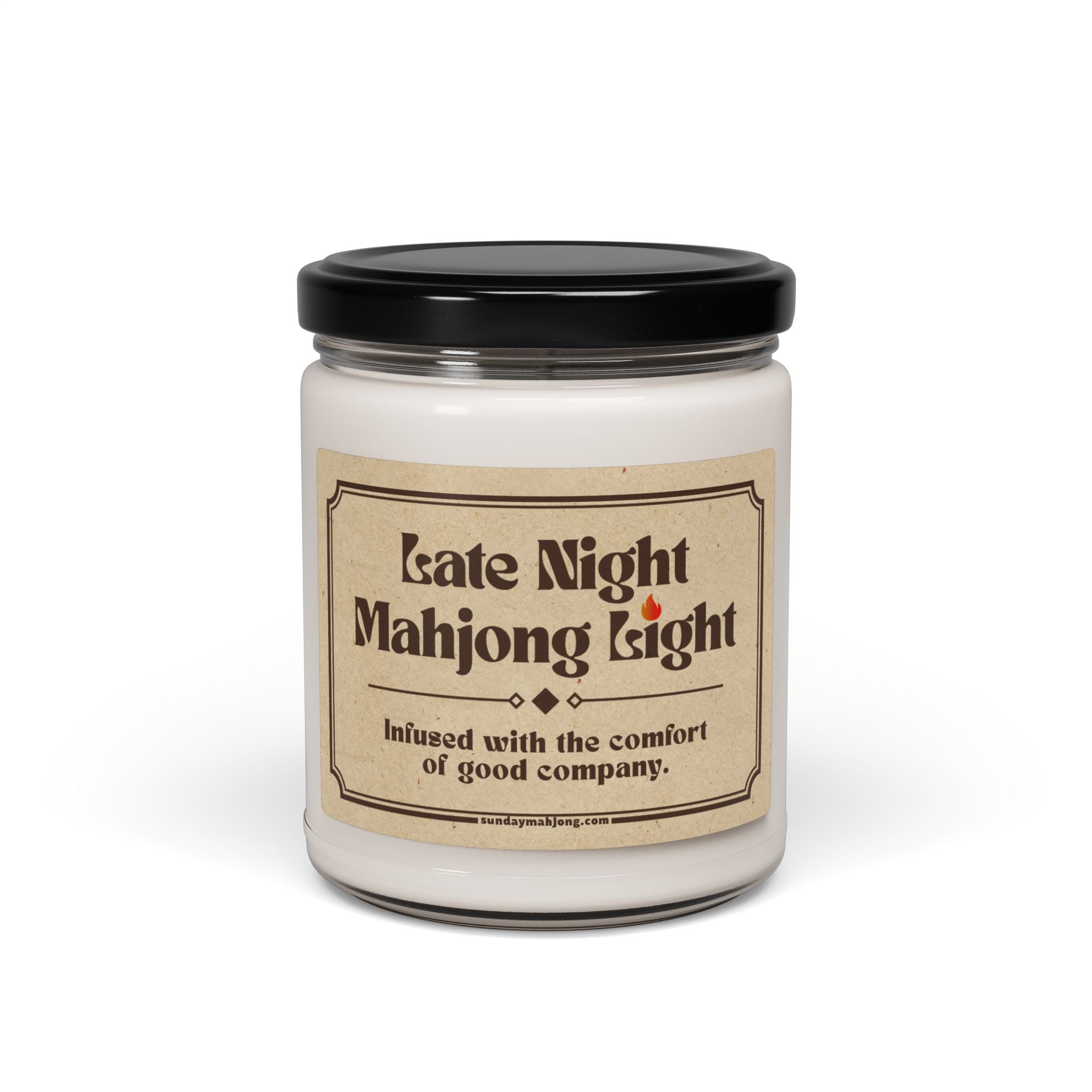 Late Night Mahjong Light Candle