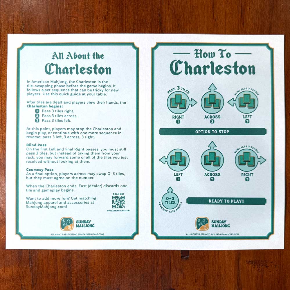 How to Charleston - Cheat Sheet