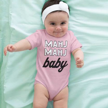 Mahj Mahj Baby Onesie
