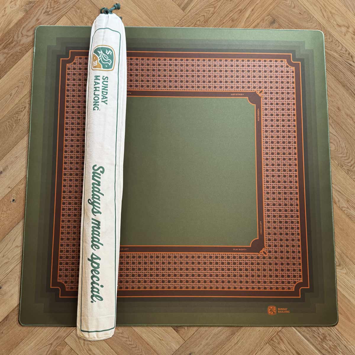 Rattan Soft-Touch Premium Mahjong Mat