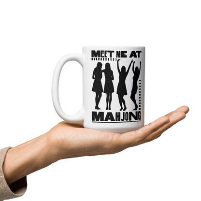 Meet Me At Mahjong Ceramic Mug