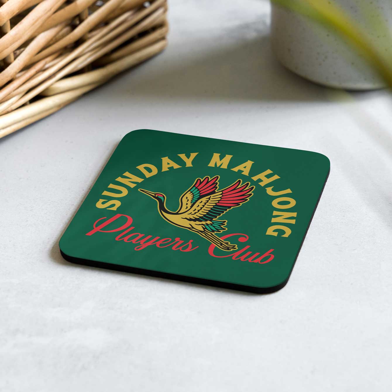 Sunday Mahjong Players Club Coaster Set