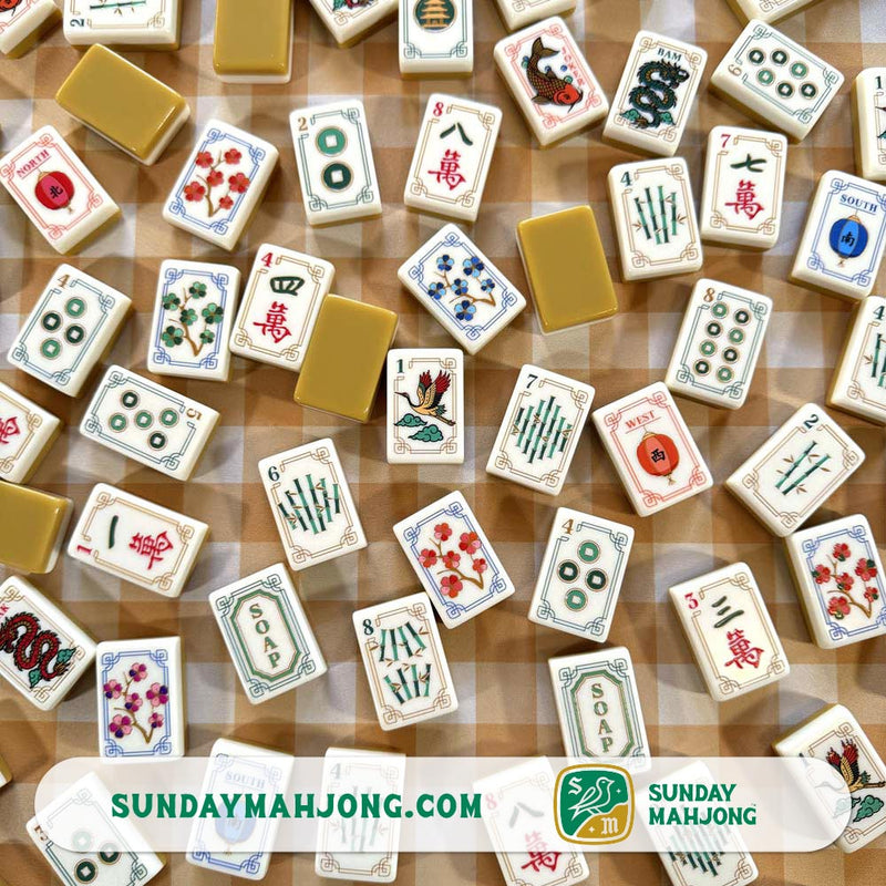 Sunday Tile Set - Most Beautiful American Mahjong Tiles – Sunday Mahjong