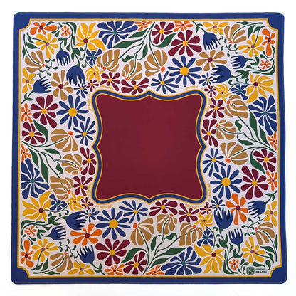 Bold Blooms Premium Mahjong Mat