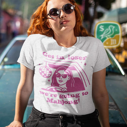 Get In, Loser - We're Going To Mahjong Tri-Blend Tee