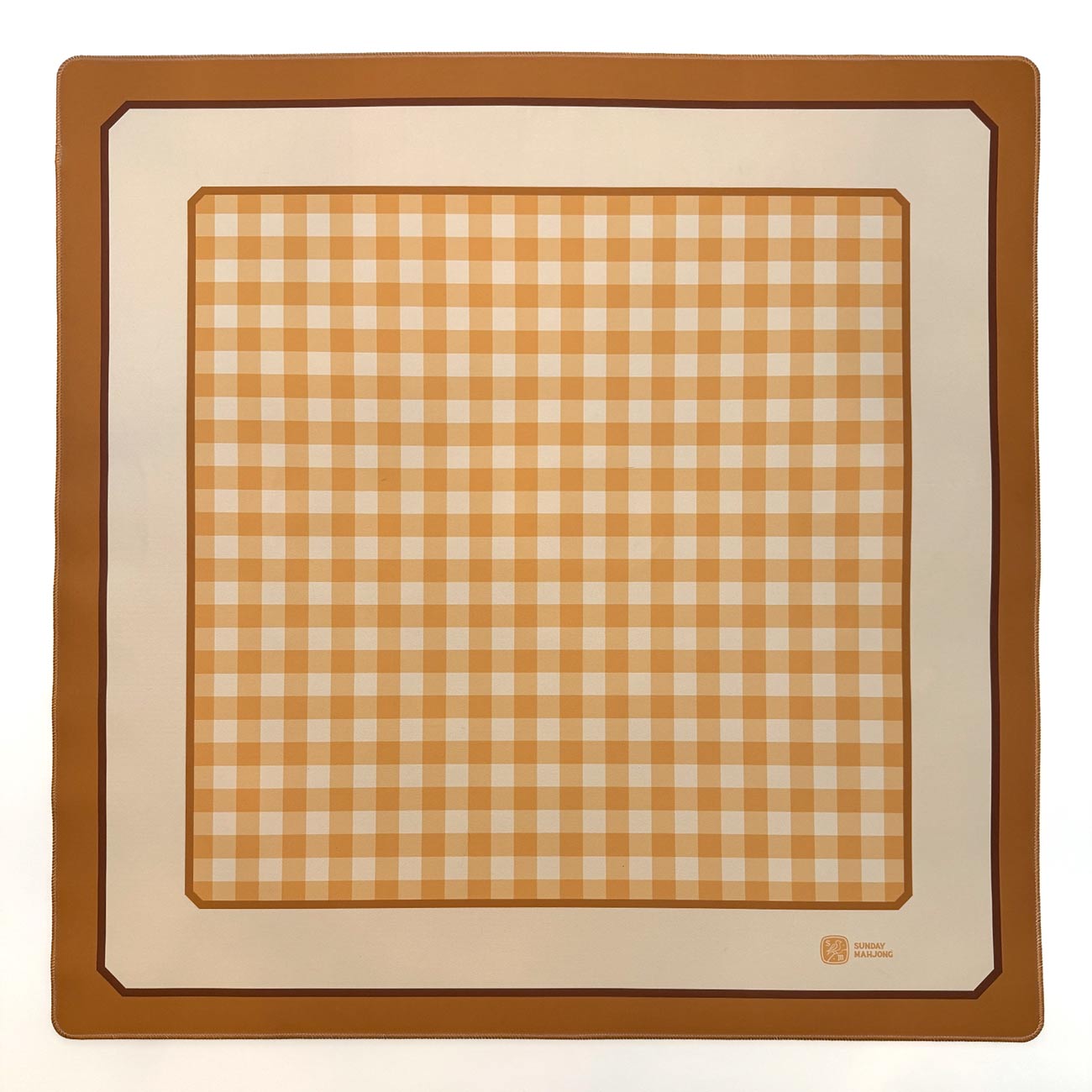 Golden Gingham Premium Mahjong Mat (Pre-order)