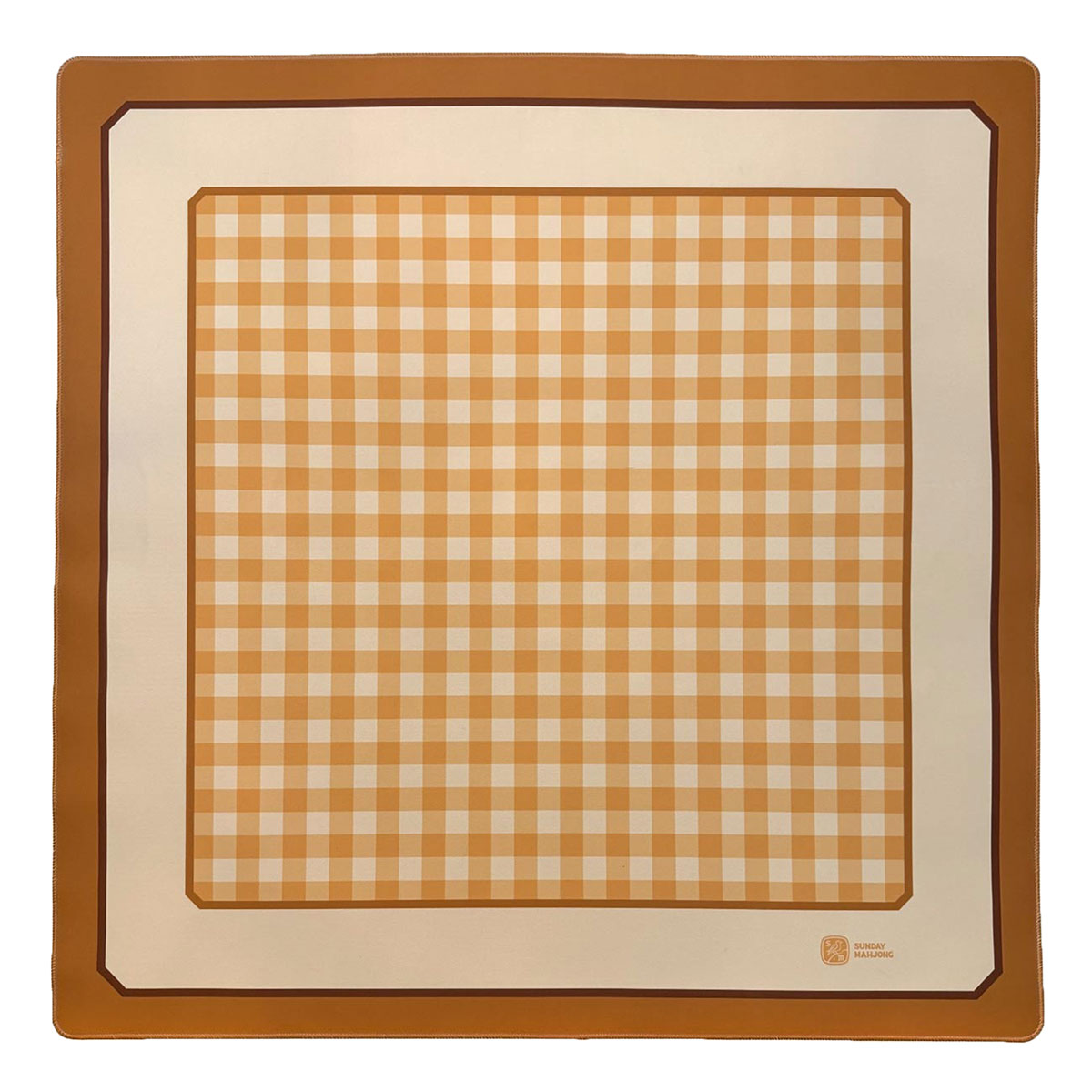 Golden Gingham Premium Mahjong Mat (Pre-order)